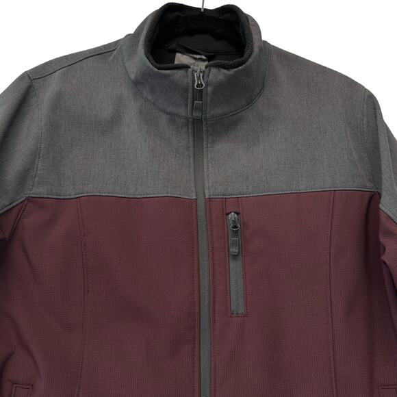 ROPER PCD Softshell Technical Jacket Women's Size 1X Wine Gray Western NWOT - Picture 5 of 14